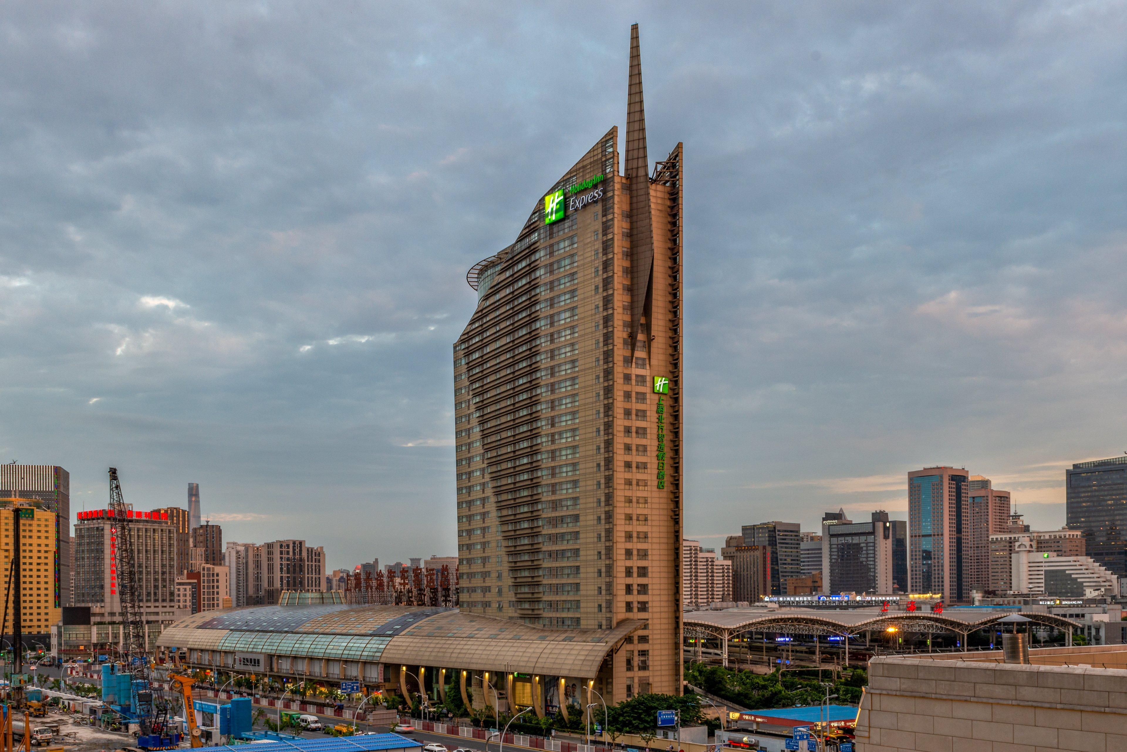 Holiday Inn Express Zhabei Shanghai, An Ihg Hotel Exterior foto